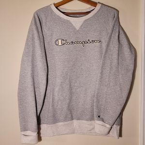 Champion, US M, Crewneck Sweater, Grey